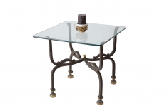 Lyre side table