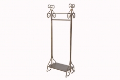 Evita coat stand with shelf