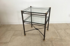 Hermes side table with two shelves
