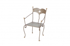 Fauteuil Cyclade - assise tôlé
