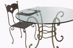 Chaise Cyclade - assise tôlé