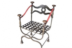 Fauteuil Lyre - assise treillis