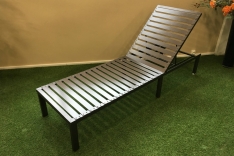 Chaise longue lamé Ares